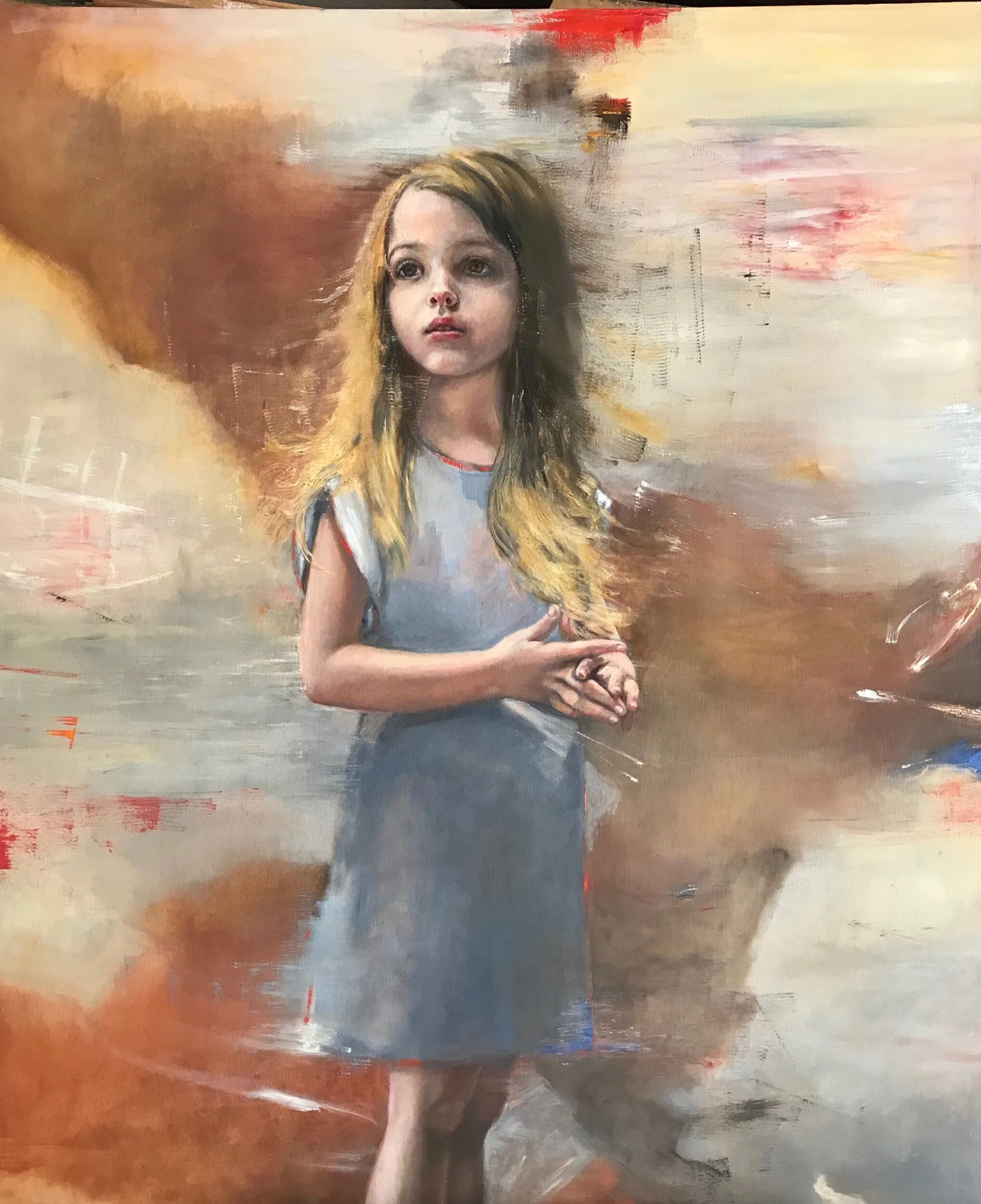 Girl in Thought by Martha Escondeur