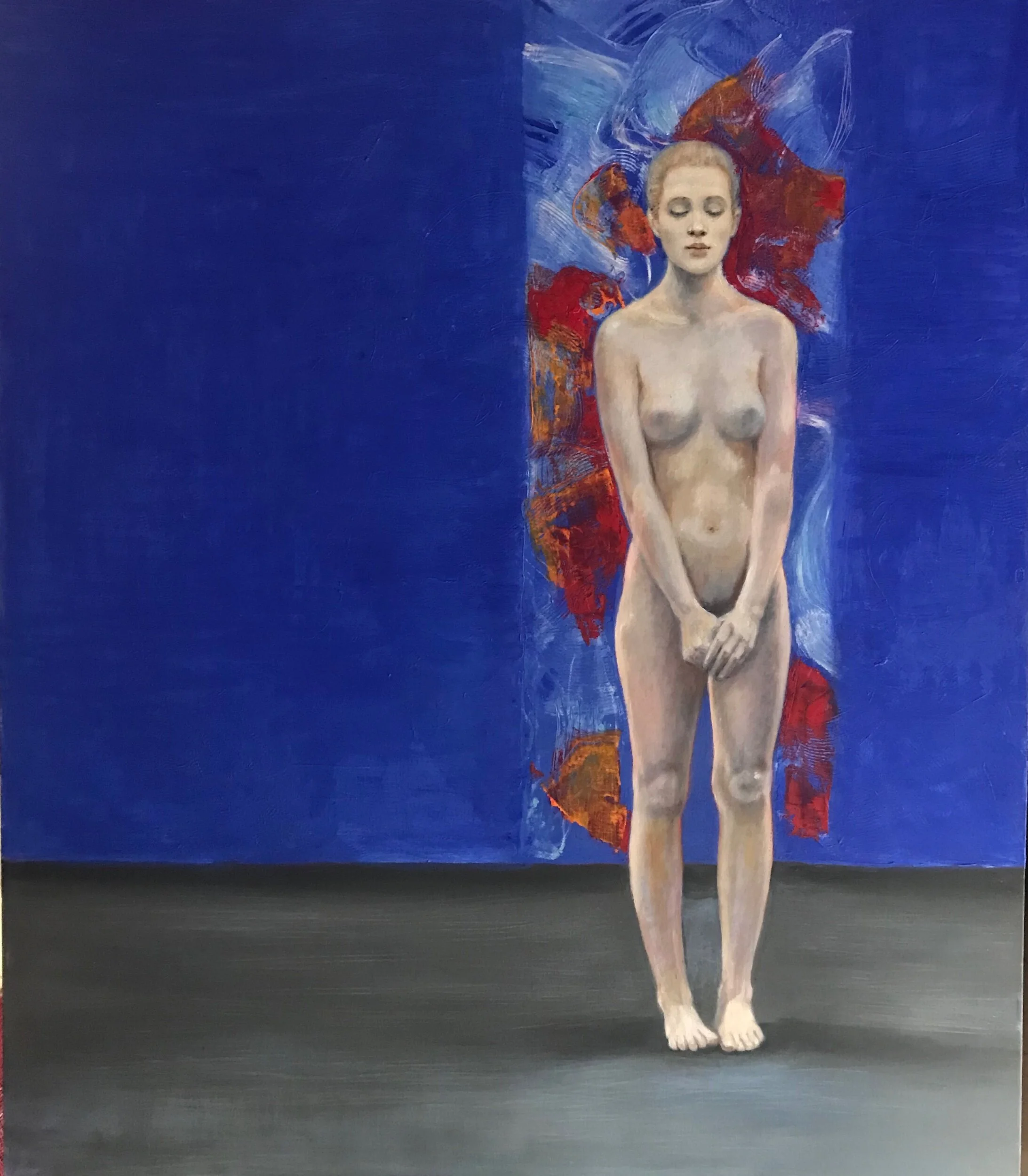 Solitude in Blue by Martha Escondeur