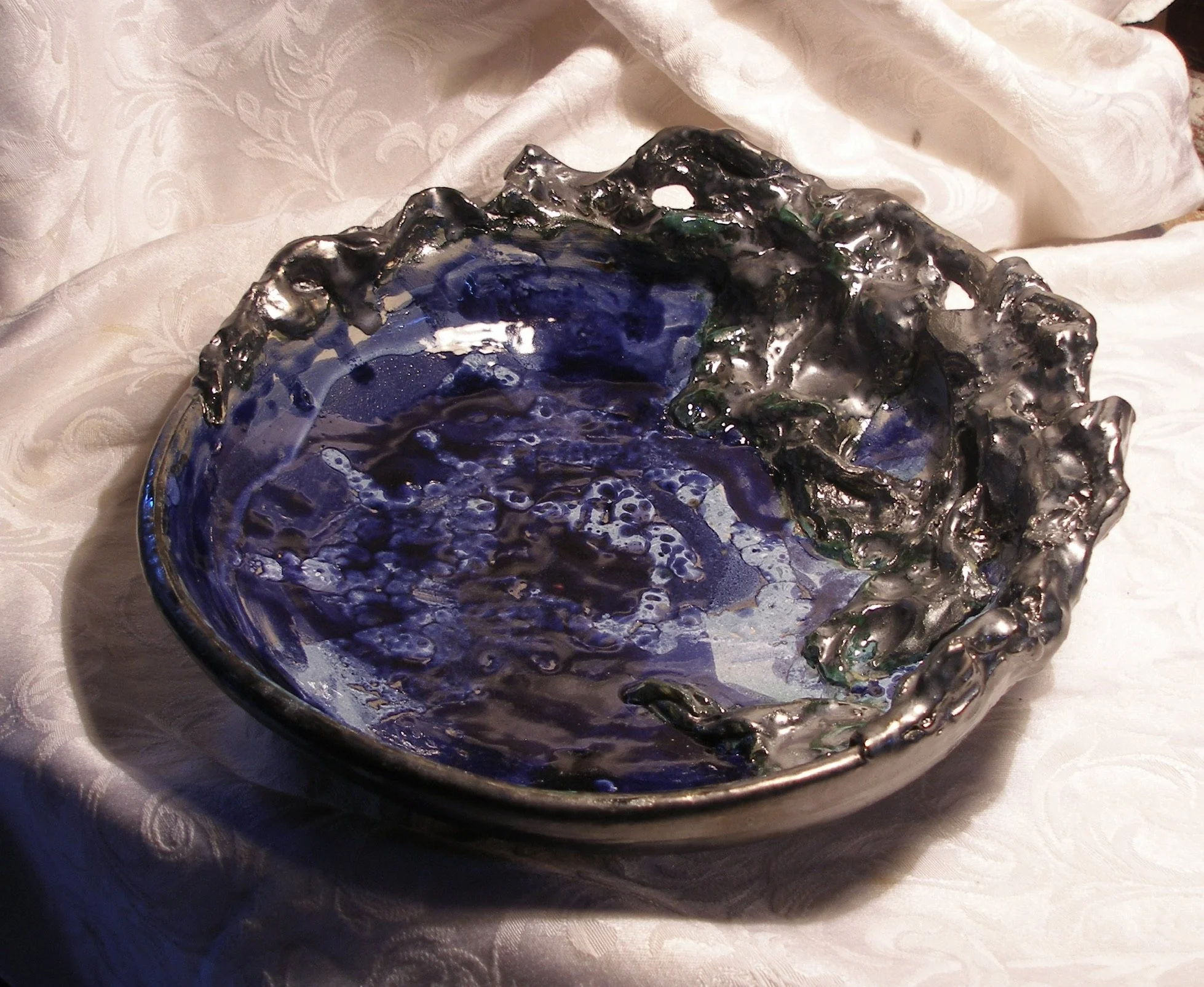 Abstract Ceramic Bowl by Martha Escondeur