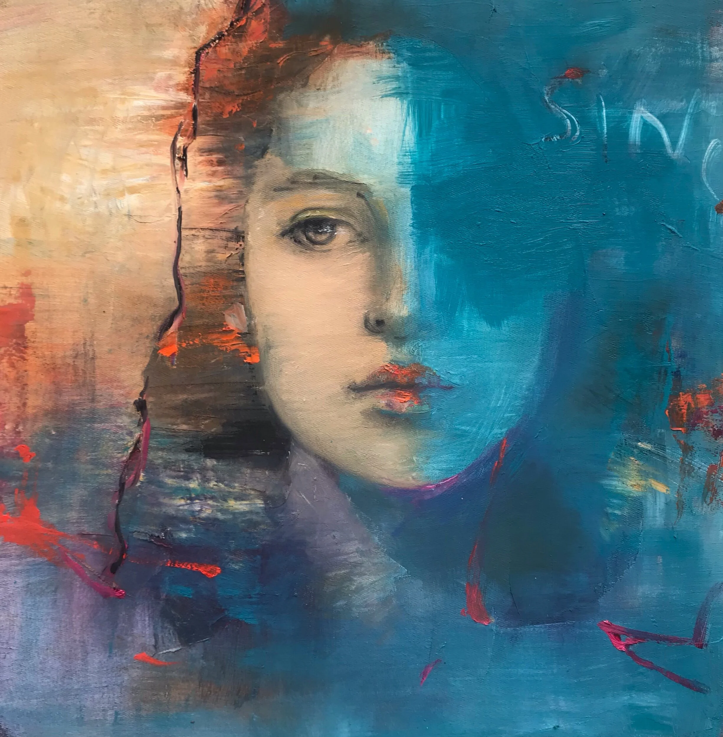 Half in Shadow by Martha Escondeur