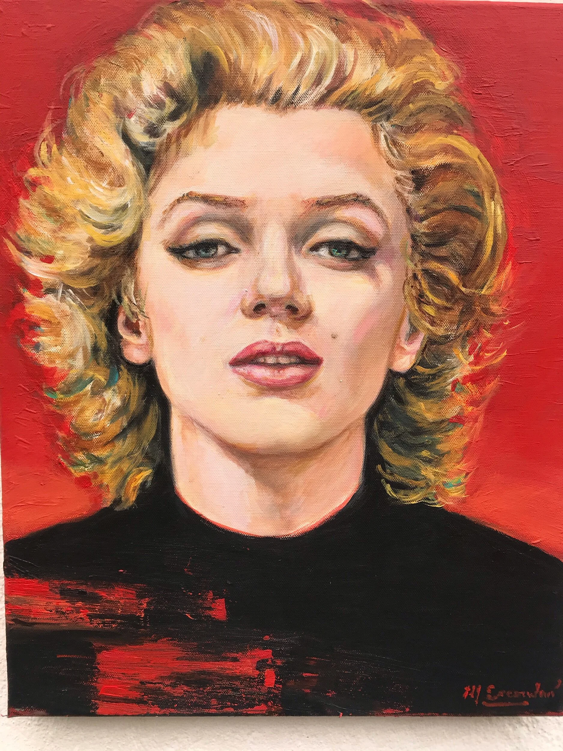 Blonde Woman Portrait by Martha Escondeur