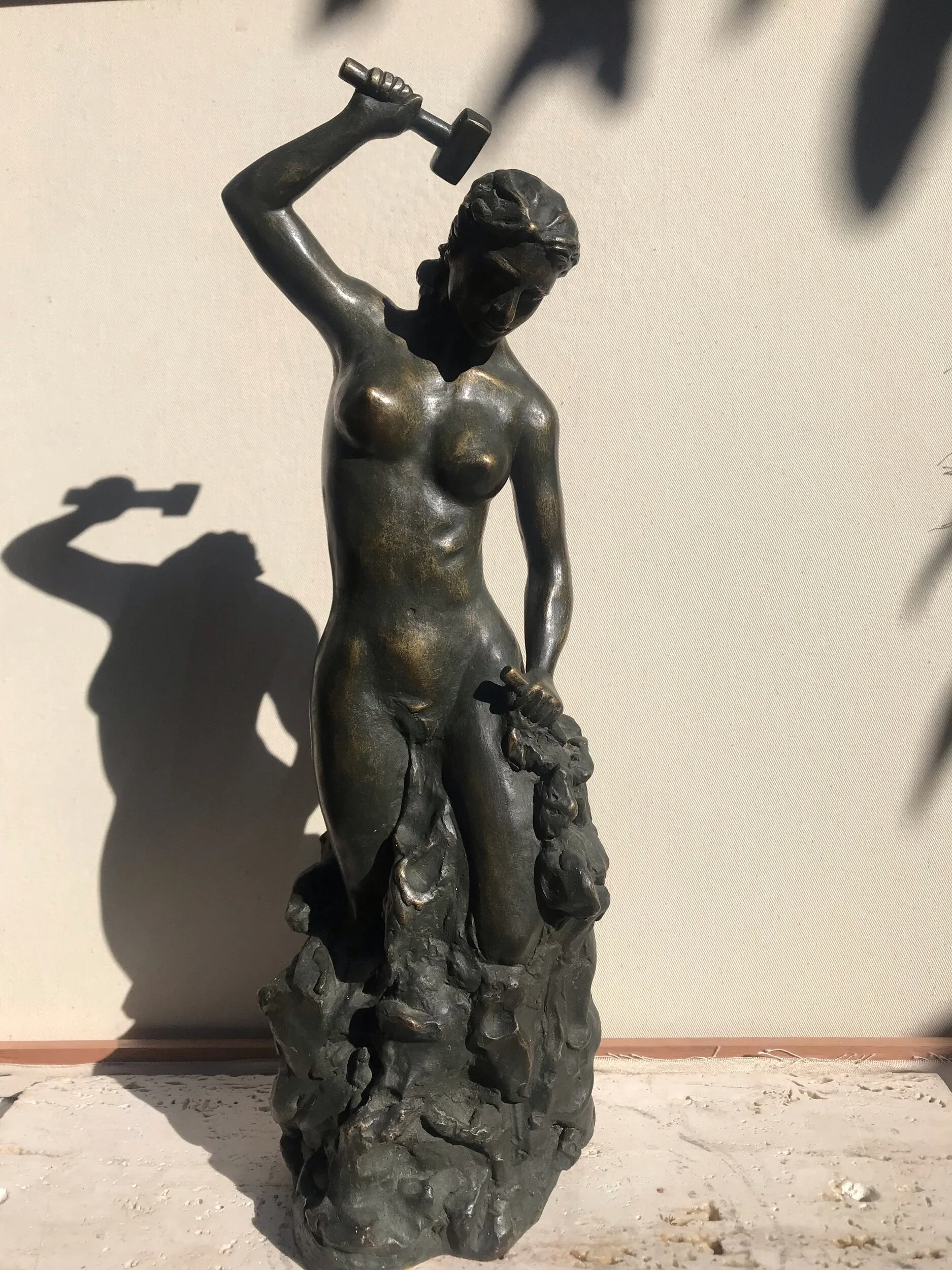 Woman with Hammer by Martha Escondeur