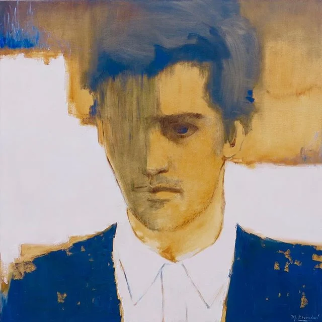 Abstract Male Portrait by Martha Escondeur