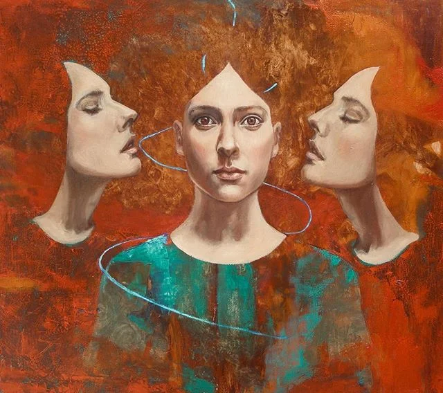 Three Faces of a Woman by Martha Escondeur