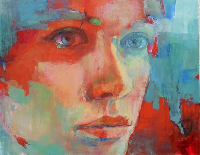 Abstract Female Portrait by Martha Escondeur