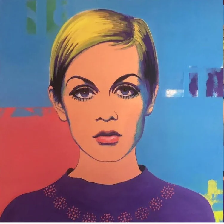 Pop Art Portrait of Woman by Martha Escondeur