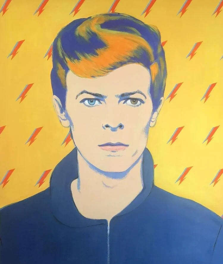 Portrait with Lightning Bolts by Martha Escondeur