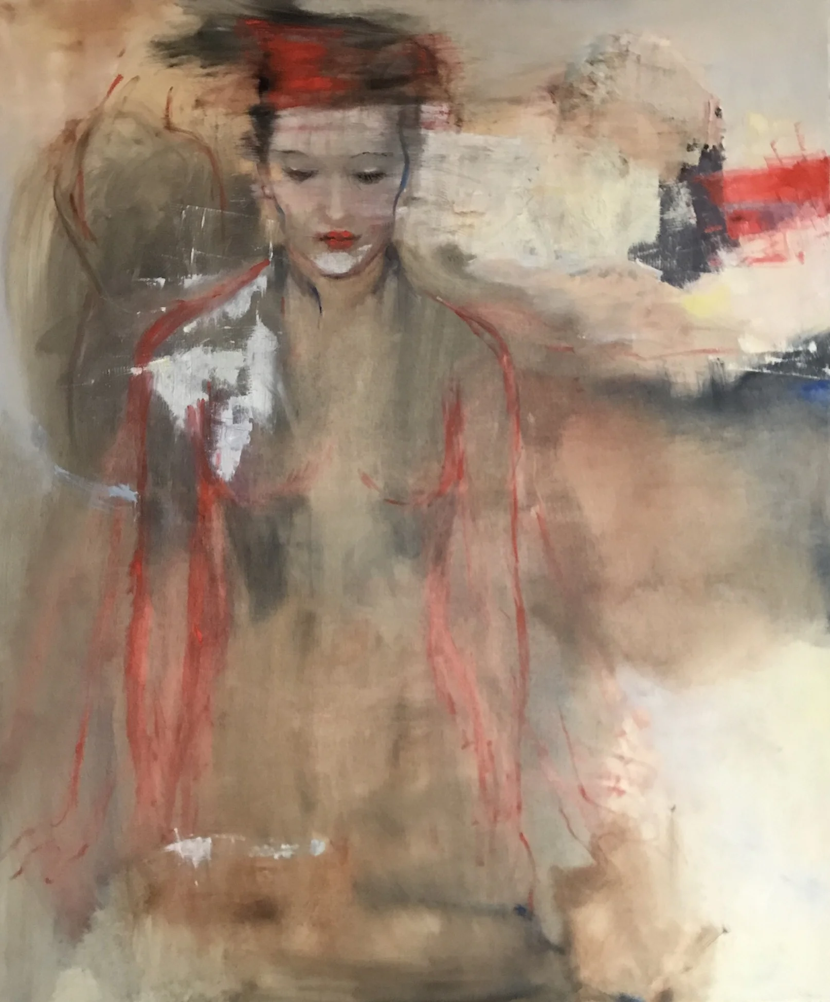 Abstract Female Portrait by Martha Escondeur